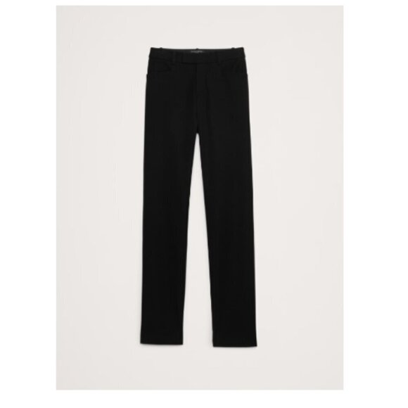 Banana Republic SLOAN High Rise STRAIGHT Pants Black Size 12 | RT$100 | #754557 - Picture 4 of 7